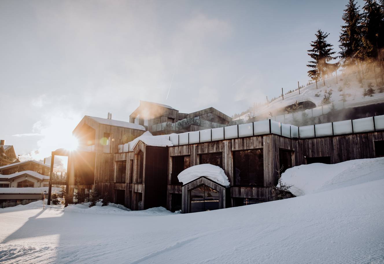 Naturhotel Forsthofgut im Winter in Österreich